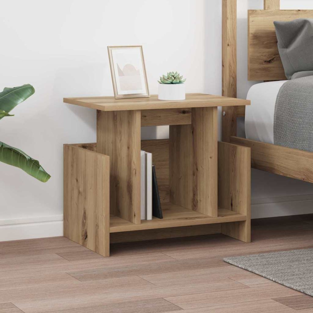 vidaXL Βάση TV 2 τμχ. Artisan Oak Επεξεργασμένο Ξύλο