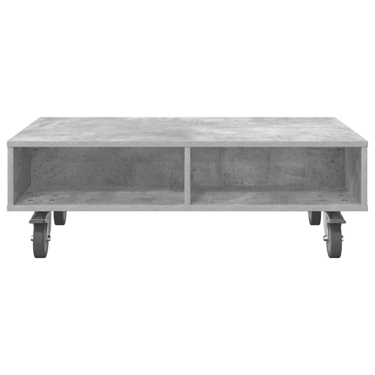vidaXL Κομοδίνο με τροχούς Σκυρόδεμα Γκρι 90 x 50 x 30 cm