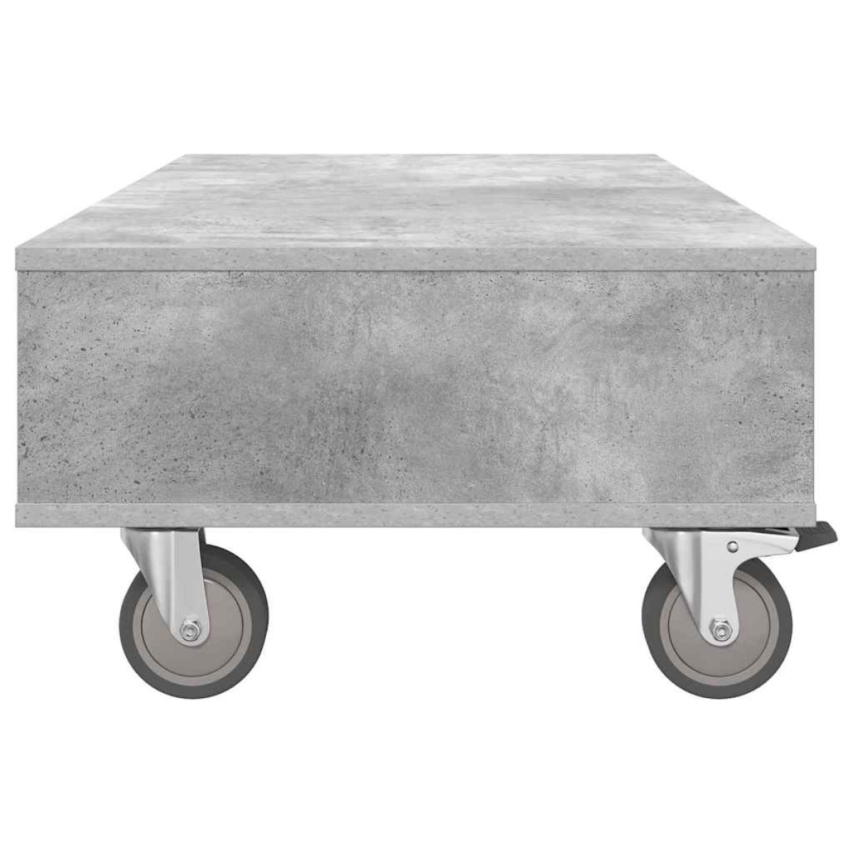 vidaXL Κομοδίνο με τροχούς Σκυρόδεμα Γκρι 90 x 50 x 30 cm