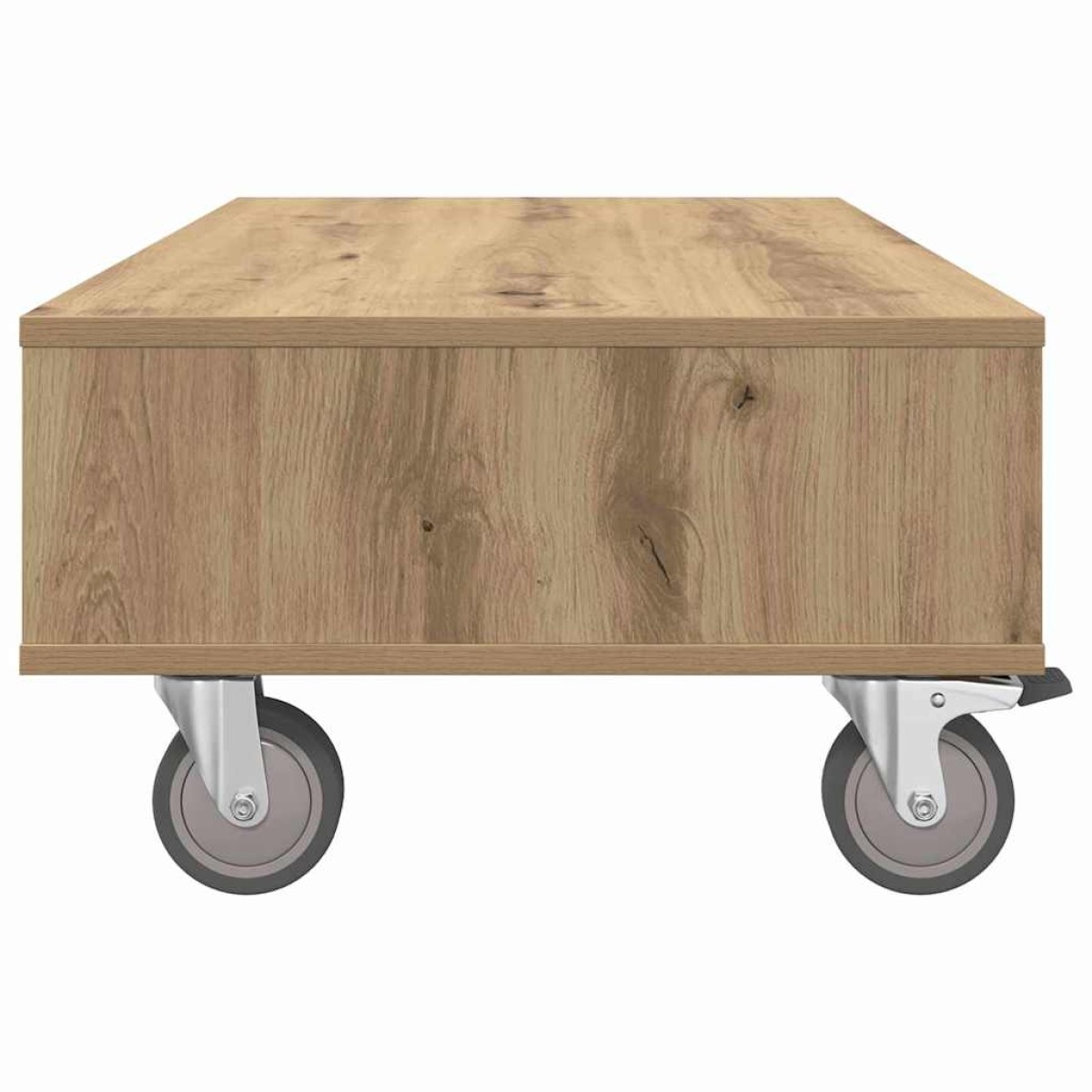 vidaXL Κομοδίνο με τροχούς Artisan Oak 90 x 50 x 30 cm