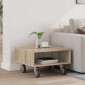 vidaXL Κομοδίνο με τροχούς Δρύς Sonoma 50,5 x 50 x 30 εκ