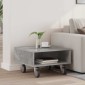 vidaXL Κομοδίνο με τροχούς Σκυρόδεμα Γκρι 50,5 x 50 x 30 εκ