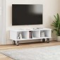 vidaXL Βάση TV 100 x 35 x 35 εκ Λευκό Επεξεργασμένο Ξύλο