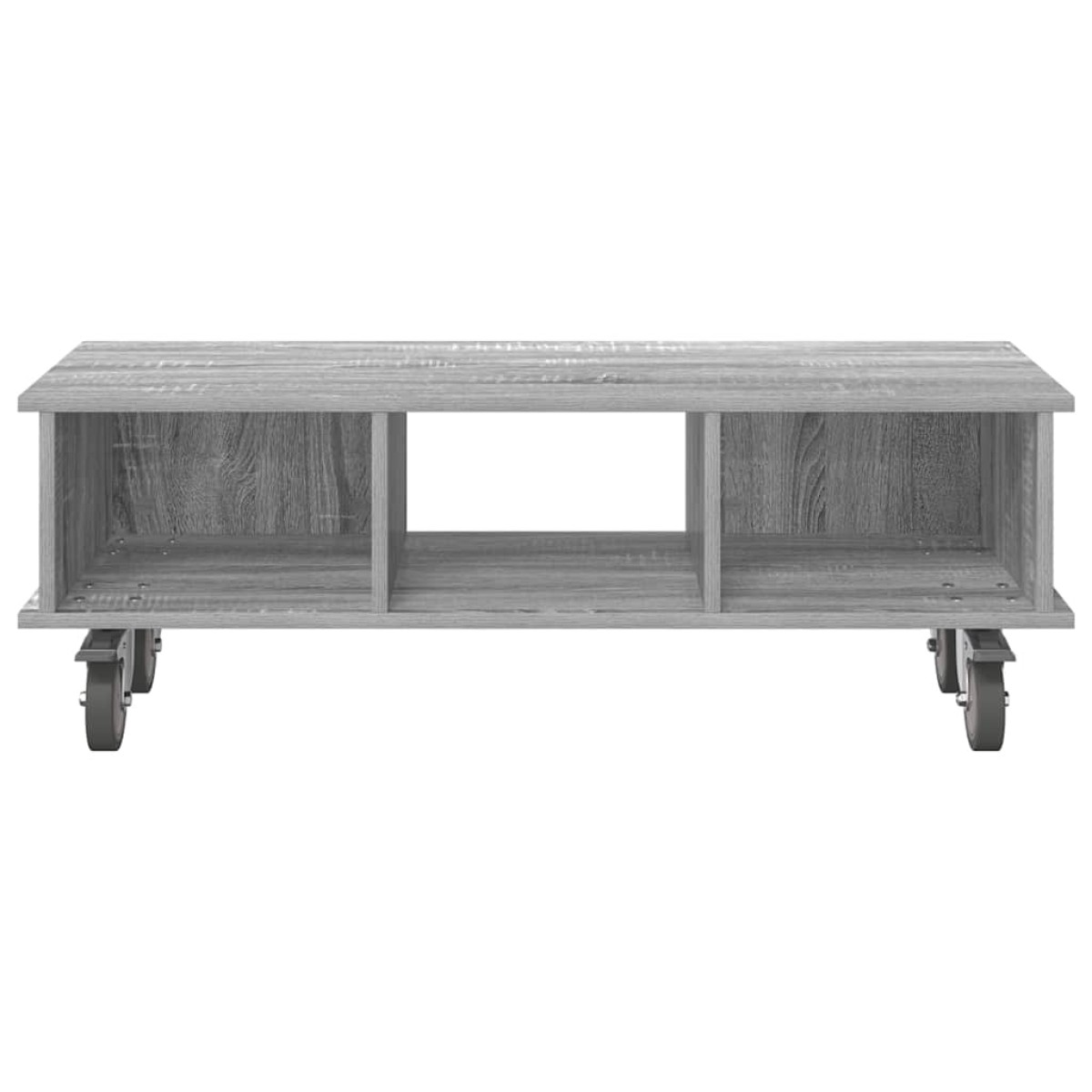 vidaXL Βάση TV 100 x 35 x 35 εκ Γκρίζο Σονομα Επεξεργασμένο Ξύλο