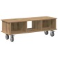 vidaXL Βάση TV 100 x 35 x 35 εκ Artisan Oak Επεξεργασμένο Ξύλο