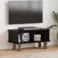 vidaXL Βάση TV 68,5 x 35 x 35 εκ Μαύρη Οξυά Επεξεργασμένο Ξύλο