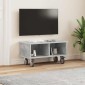 vidaXL Βάση TV 68,5 x 35 x 35 εκ Σκυρόδεμα Γκρι Επεξεργασμένο Ξύλο