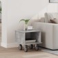 vidaXL Βάση TV 37 x 35 x 35 εκ Σκυρόδεμα Γκρι Επεξεργασμένο Ξύλο