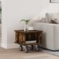 vidaXL Βάση TV 37 x 35 x 35 εκ Καπνιστό Δρύς Επεξεργασμένο Ξύλο