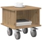vidaXL Βάση TV 37 x 35 x 35 εκ Artisan Oak Επεξεργασμένο Ξύλο