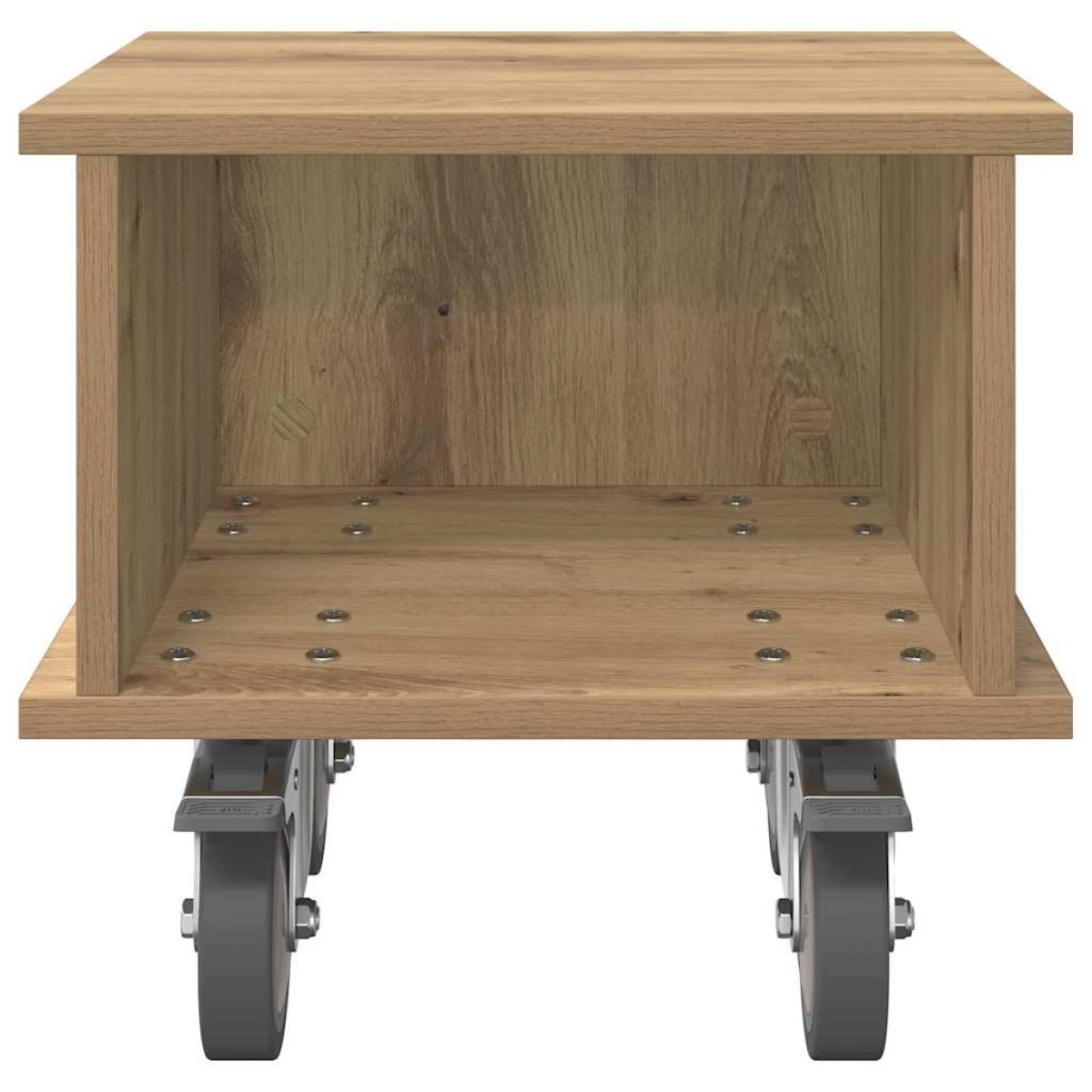 vidaXL Βάση TV 37 x 35 x 35 εκ Artisan Oak Επεξεργασμένο Ξύλο