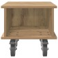 vidaXL Βάση TV 37 x 35 x 35 εκ Artisan Oak Επεξεργασμένο Ξύλο