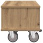 vidaXL Βάση TV 37 x 35 x 35 εκ Artisan Oak Επεξεργασμένο Ξύλο