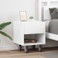 vidaXL Κομοδίνο 2 τμχ. Λευκό 40,5 x 40 x 48 εκ. Επεξεργασμένο Ξύλο