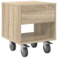 vidaXL Κομοδίνο Δρύς Sonoma 40,5 x 40 x 48 εκ. Επεξεργασμένο Ξύλο