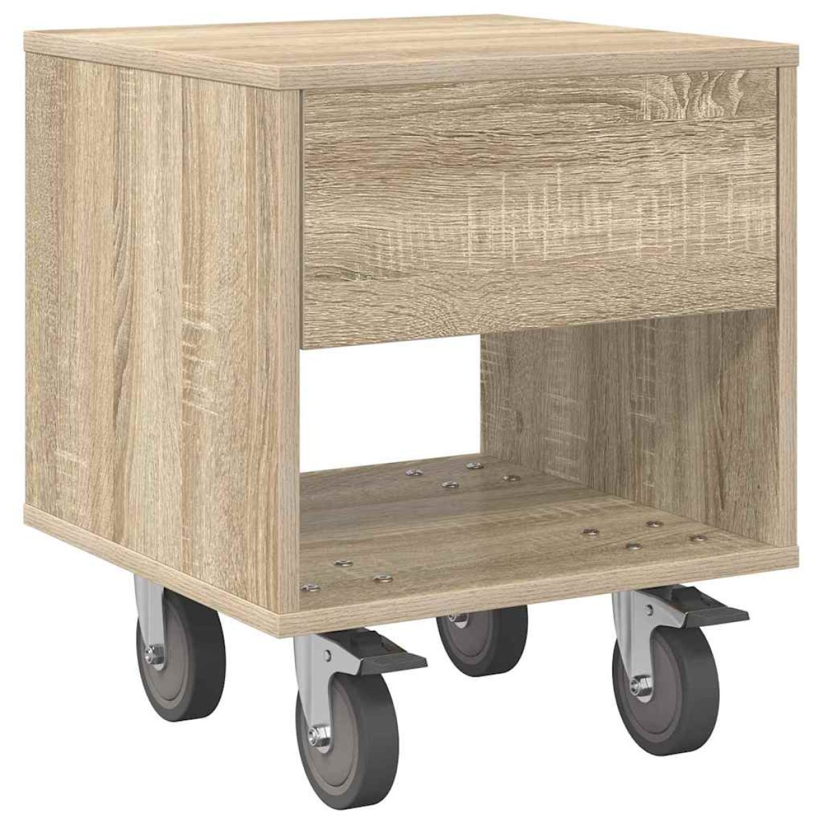 vidaXL Κομοδίνο 2 τμχ. Δρύς Sonoma 40,5 x 40 x 48 εκ.