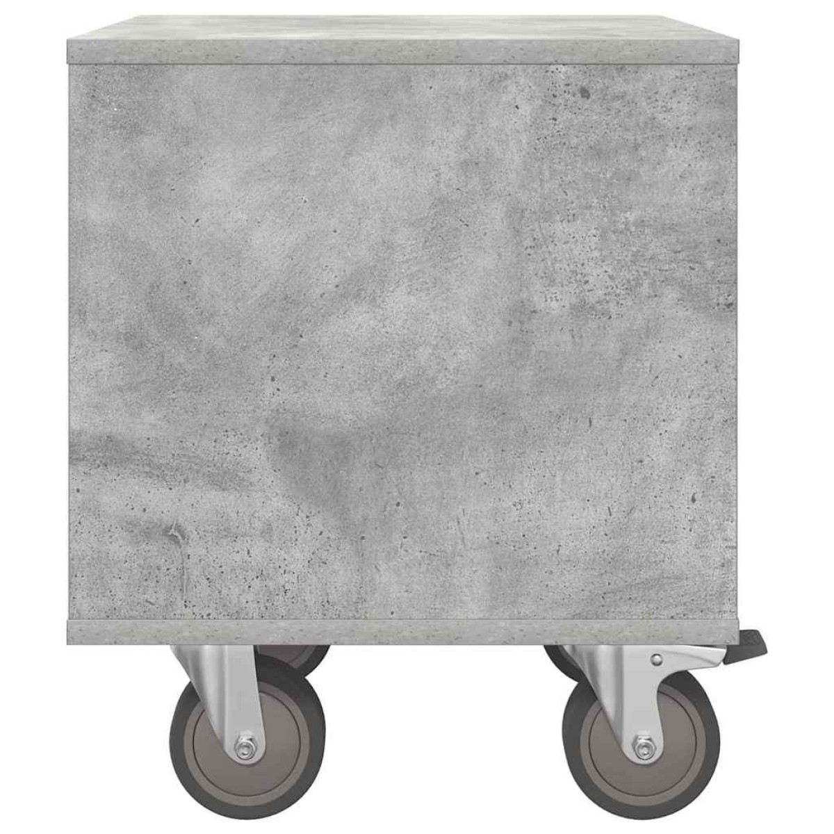 vidaXL Κομοδίνο Σκυρόδεμα Γκρι 40,5 x 40 x 48 εκ. Επεξεργασμένο Ξύλο
