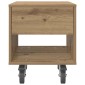 vidaXL Κομοδίνο 2 τμχ. Artisan Oak 40,5 x 40 x 48 εκ.