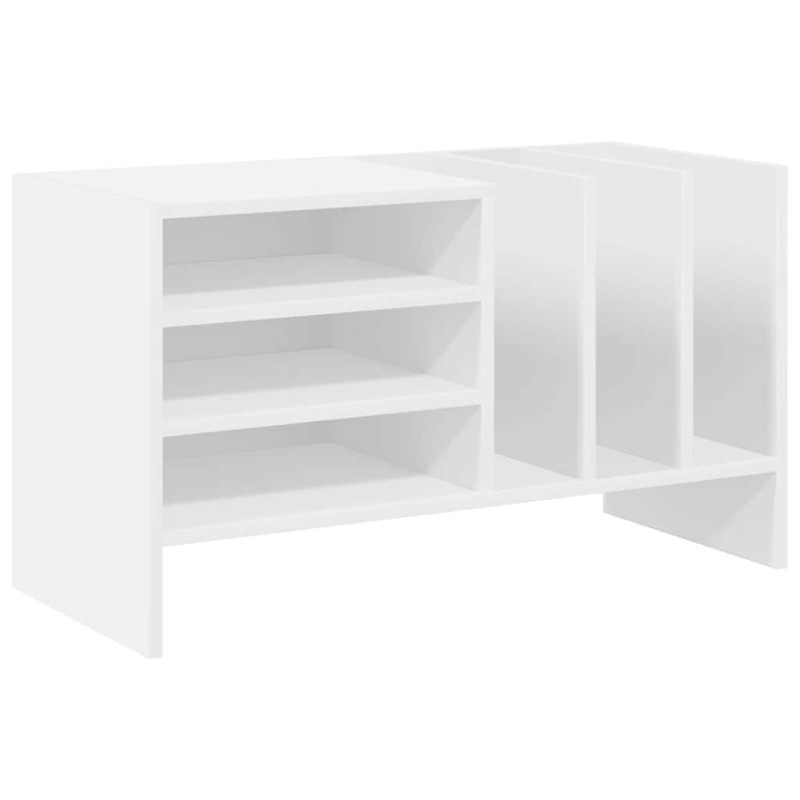 vidaXL Ντουλάπι δίσκων βινυλίου Λευκό 78,5 x 35 x 45 εκ