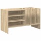 vidaXL Ντουλάπι δίσκων βινυλίου Δρύς Sonoma 78,5 x 35 x 45 εκ