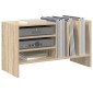 vidaXL Ντουλάπι δίσκων βινυλίου Δρύς Sonoma 78,5 x 35 x 45 εκ