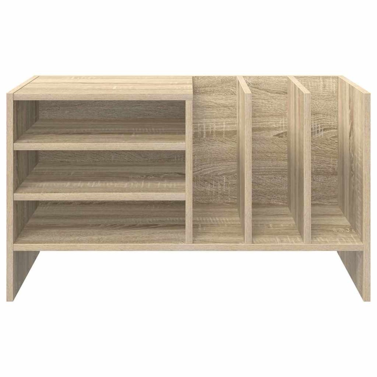 vidaXL Ντουλάπι δίσκων βινυλίου Δρύς Sonoma 78,5 x 35 x 45 εκ