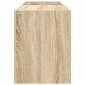 vidaXL Ντουλάπι δίσκων βινυλίου Δρύς Sonoma 78,5 x 35 x 45 εκ