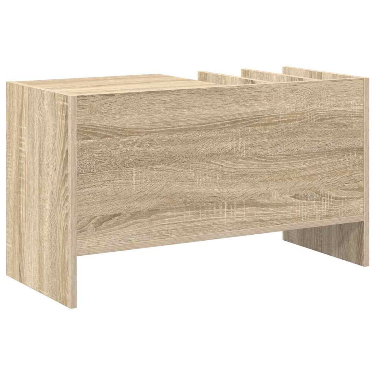 vidaXL Ντουλάπι δίσκων βινυλίου Δρύς Sonoma 78,5 x 35 x 45 εκ