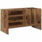 vidaXL Ντουλάπι δίσκων βινυλίου Παλιό ξύλο 78,5 x 35 x 45 εκ