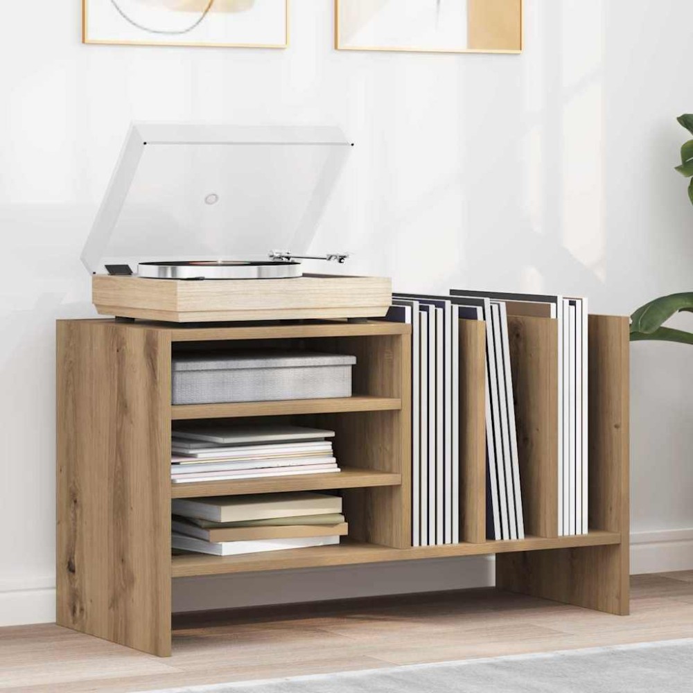 vidaXL Ντουλάπι δίσκων βινυλίου Artisan Oak 78,5 x 35 x 45 εκ