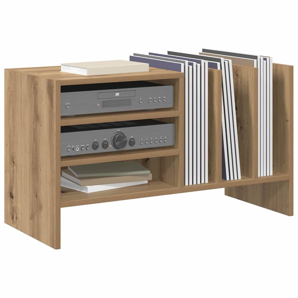 vidaXL Ντουλάπι δίσκων βινυλίου Artisan Oak 78,5 x 35 x 45 εκ