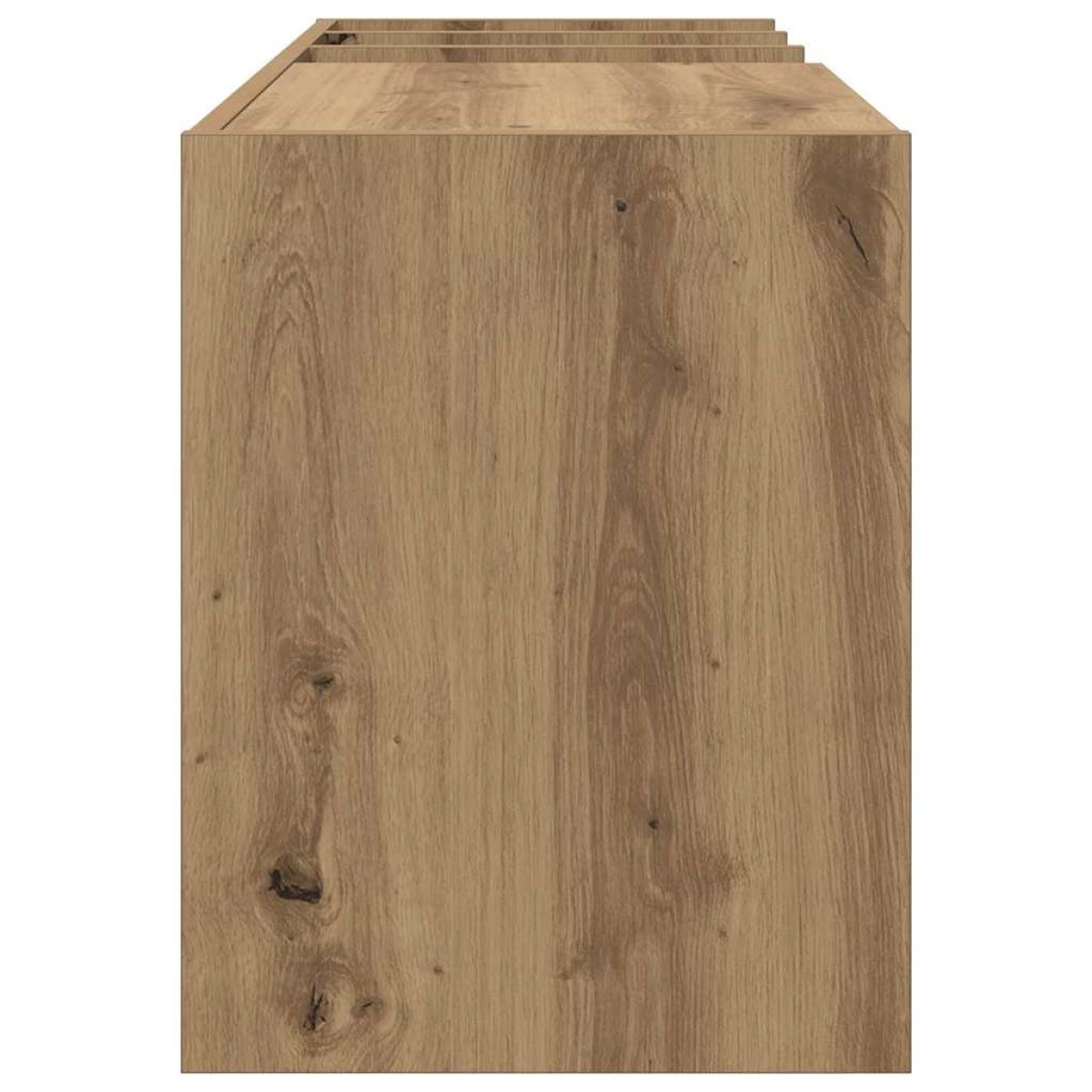 vidaXL Ντουλάπι δίσκων βινυλίου Artisan Oak 78,5 x 35 x 45 εκ