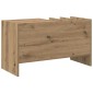 vidaXL Ντουλάπι δίσκων βινυλίου Artisan Oak 78,5 x 35 x 45 εκ
