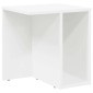 vidaXL End Table Λευκό 37 x 32 x 40 εκ Επεξεργασμένο Ξύλο