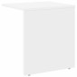 vidaXL End Table Λευκό 37 x 32 x 40 εκ Επεξεργασμένο Ξύλο