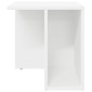 vidaXL End Table 2 τμχ. Λευκό 37 x 32 x 40 εκ Επεξεργασμένο Ξύλο
