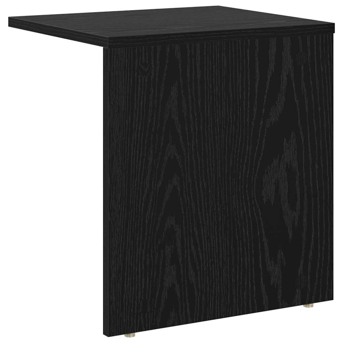 vidaXL End Table Μαύρη Οξυά 37 x 32 x 40 εκ Επεξεργασμένο Ξύλο