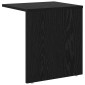 vidaXL End Table Μαύρη Οξυά 37 x 32 x 40 εκ Επεξεργασμένο Ξύλο