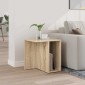 vidaXL End Table Δρύς Sonoma 37 x 32 x 40 εκ Επεξεργασμένο Ξύλο