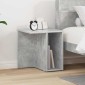 vidaXL End Table Σκυρόδεμα Γκρι 37 x 32 x 40 εκ Επεξεργασμένο Ξύλο