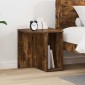 vidaXL End Table Καπνιστό Δρύς 37 x 32 x 40 εκ Επεξεργασμένο Ξύλο
