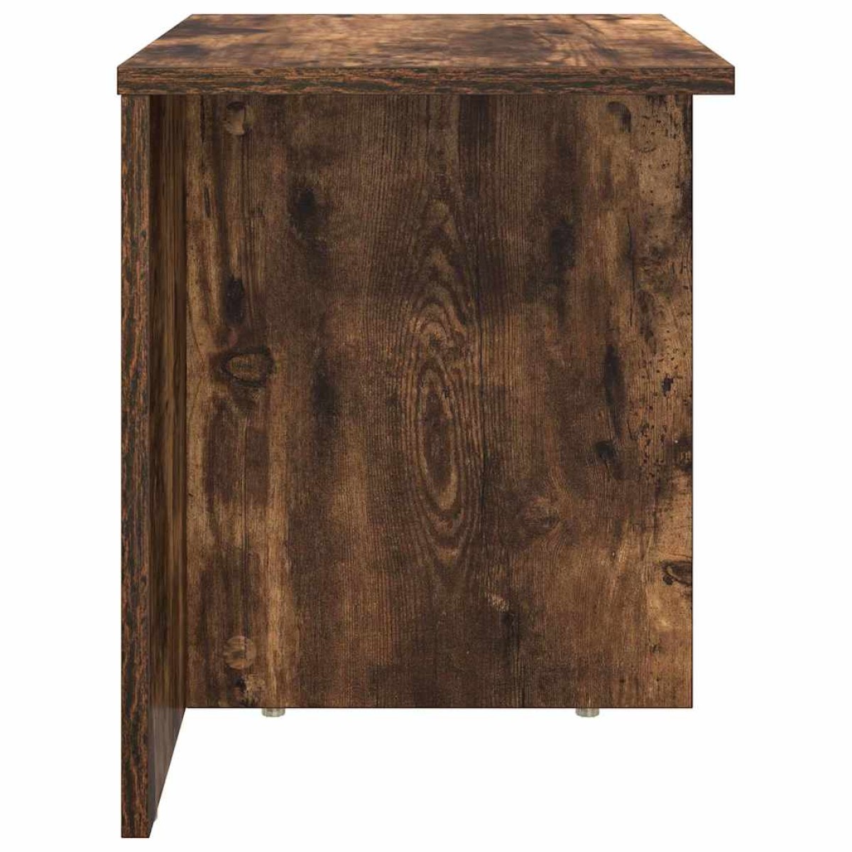 vidaXL End Table 2 τμχ. Καπνιστό Δρύς 37 x 32 x 40 εκ