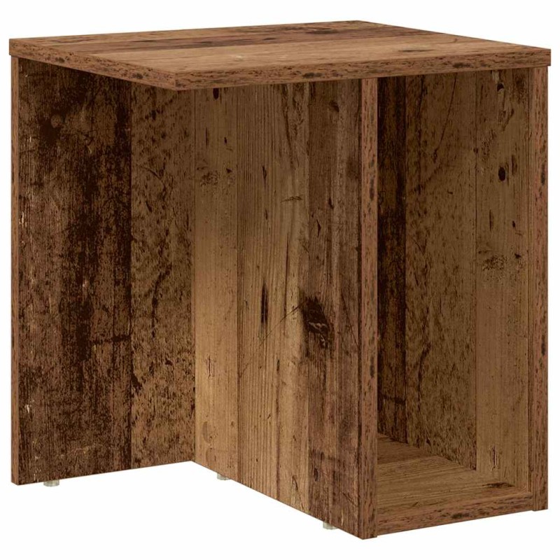 vidaXL End Table Παλιό ξύλο 37 x 32 x 40 εκ Επεξεργασμένο Ξύλο
