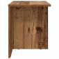 vidaXL End Table Παλιό ξύλο 37 x 32 x 40 εκ Επεξεργασμένο Ξύλο