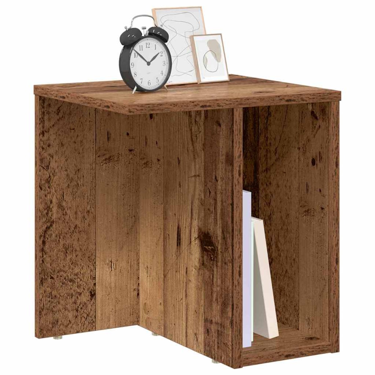 vidaXL End Table 2 τμχ. Παλιό ξύλο 37 x 32 x 40 εκ Επεξεργασμένο Ξύλο