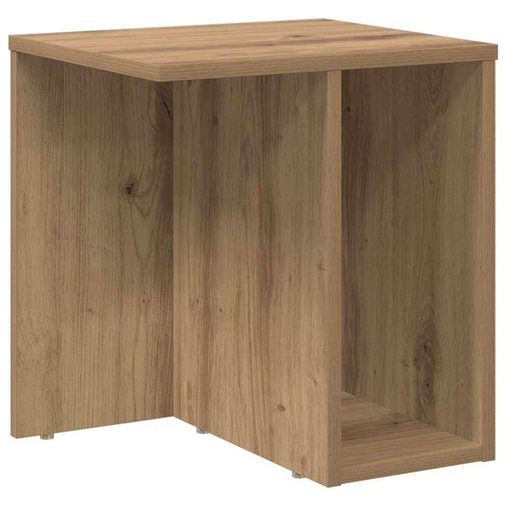 vidaXL End Table Artisan Oak 37 x 32 x 40 εκ Επεξεργασμένο Ξύλο