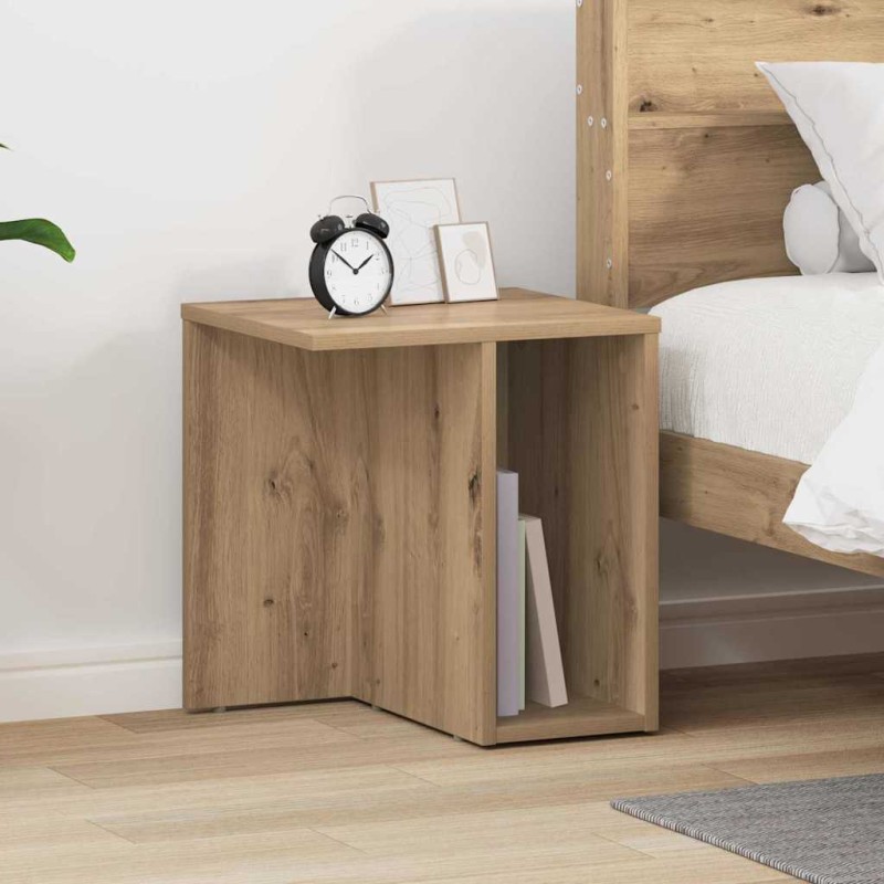 vidaXL End Table 2 τμχ. Artisan Oak 37 x 32 x 40 εκ Επεξεργασμένο Ξύλο