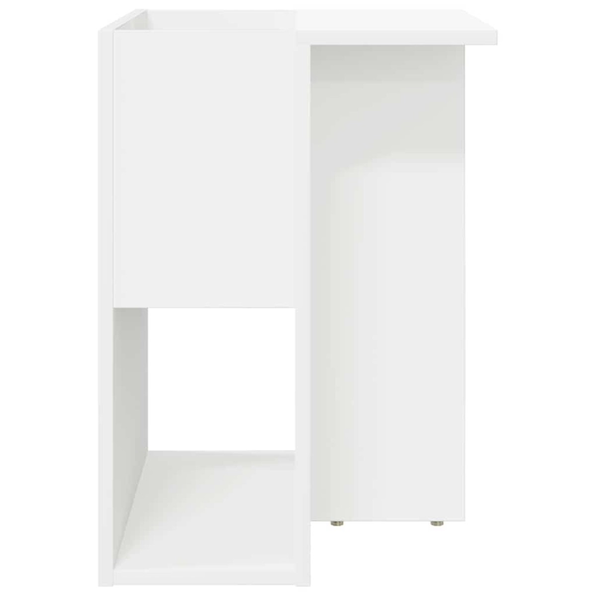vidaXL End Table Λευκό 35 x 40 x 55 εκ. Επεξεργασμένο Ξύλο