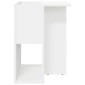 vidaXL End Table Λευκό 35 x 40 x 55 εκ. Επεξεργασμένο Ξύλο