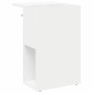 vidaXL End Table Λευκό 35 x 40 x 55 εκ. Επεξεργασμένο Ξύλο